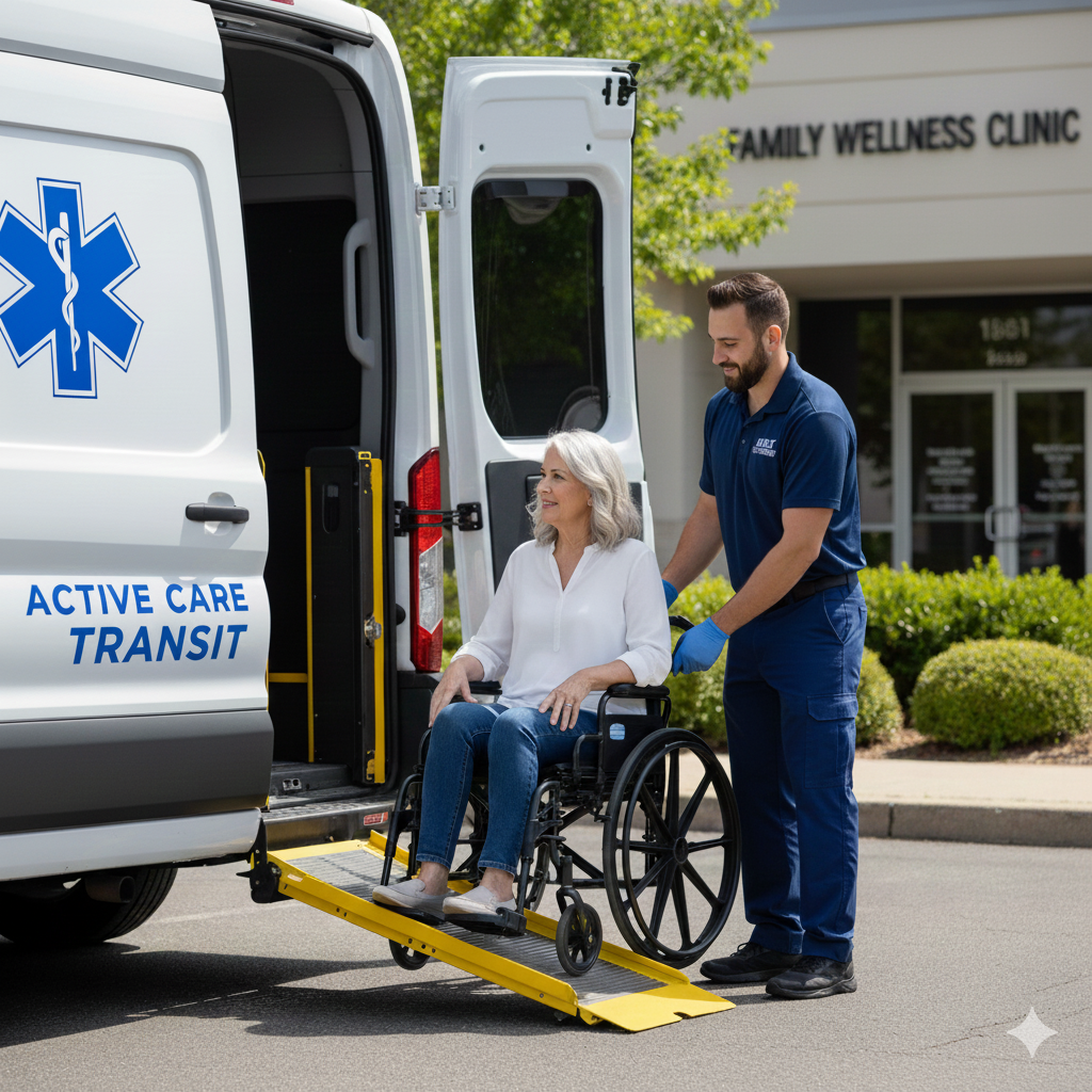 Active Care Transit wheelchair transport Virginia